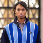 Chandler Kinney Makes Runway Debut In Miu Miu Paris Fashion Week Show