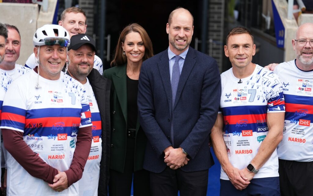 Princess Kate & Prince William made a surprise appearance in Leeds on Tuesday
