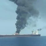 آبنائے ہرمز میں تیل بردار جہاز پر حملہ؛ 11 بھارتی شہری زخمی