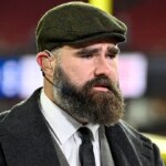 Jason Kelce calls the Commanders the ‘Redskins’ during game, immediately apologizes so as to not get canceled
