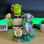 ‘It’s an onion!’ I shouted, as I built the Lego Shrek, Donkey & Puss in Boots set