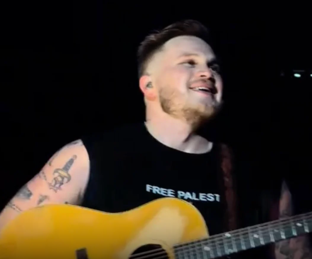 Zach Bryan Wears “Free Palestine” Shirt At Robert Kraft’s Gillette Stadium